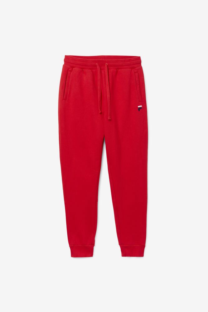 Pantaloni Fila Barbati Rosii Batul Jogger ZQWM-23819